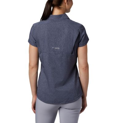 Chemise &agrave; manches courtes Irico&trade; Femme Irico&trade; Short Sleeve Shirt | 627 | XS, Nocturnal Heather, back