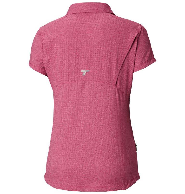 Camisa de manga corta Irico para mujer, Color: Haute Pink Heather, image 2