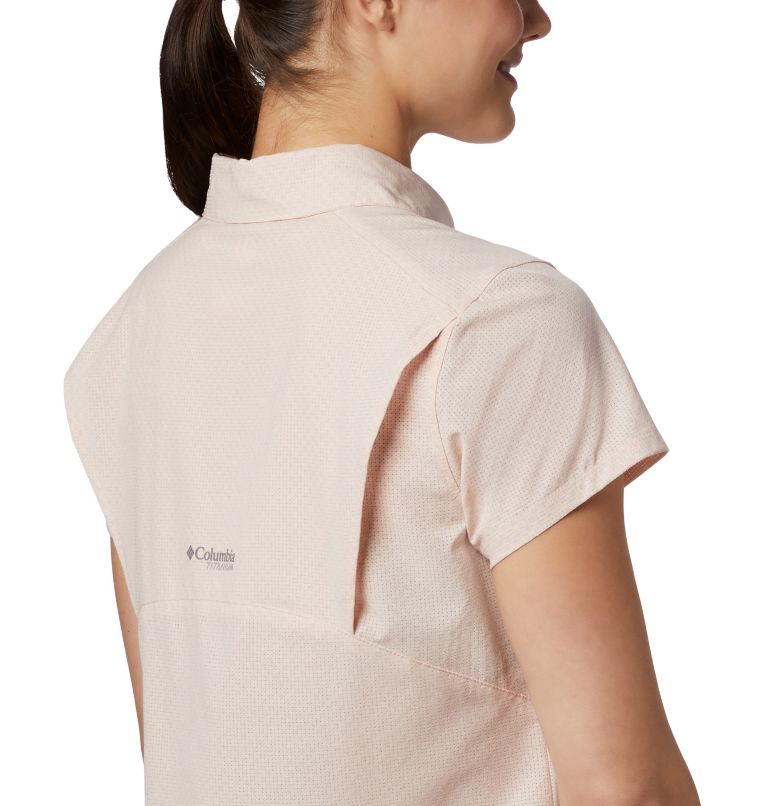 Irico Short Sleeve Shirt | 870 | XL, Color: Peach Cloud Heather, image 3