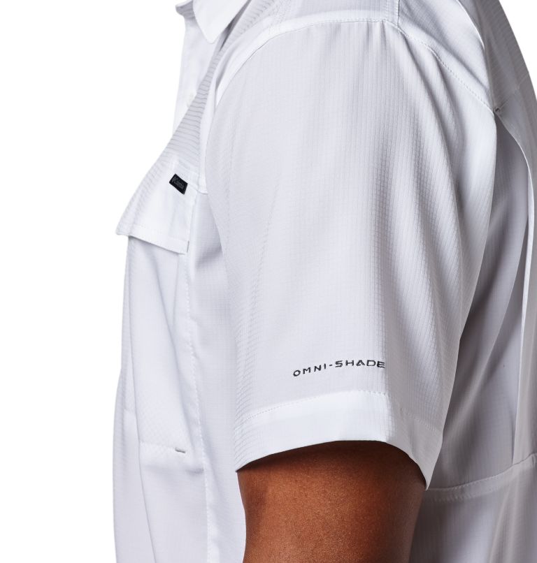 Men's Silver Ridge Lite Short Sleeve Shirt, Color: White, image 4