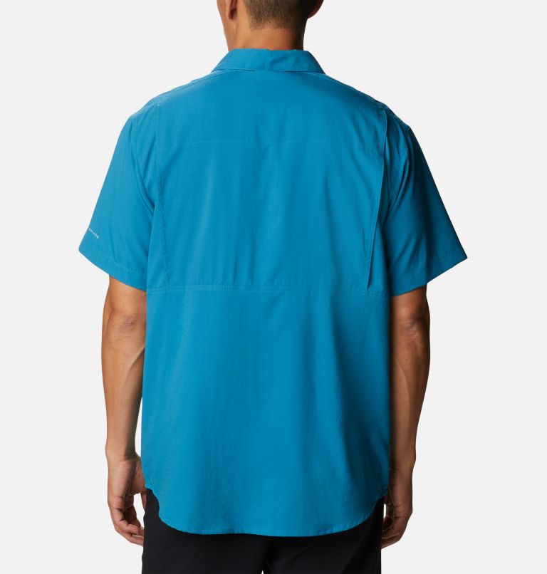 Thumbnail: Men's Silver Ridge Lite Short Sleeve Shirt, Color: Deep Marine, image 2