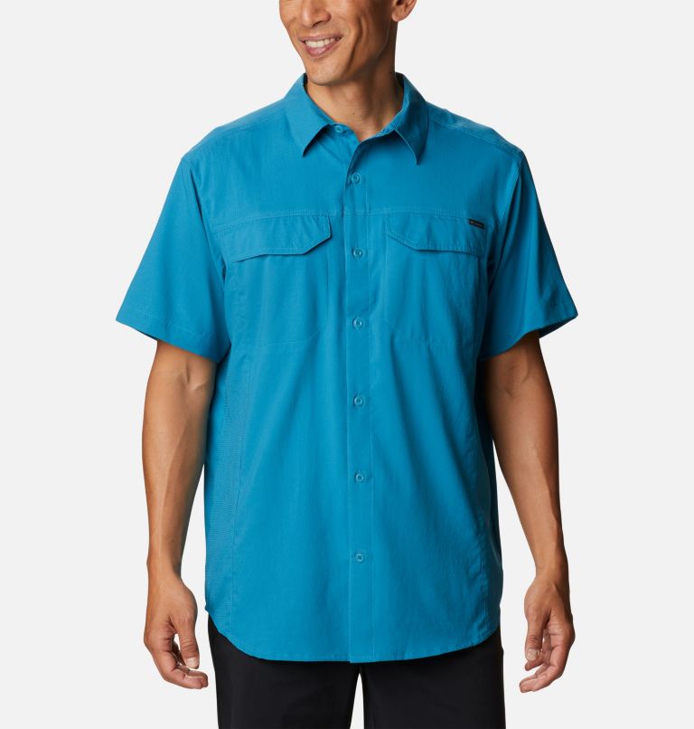 Men's Silver Ridge Lite Short Sleeve Shirt, Color: Deep Marine, image 1