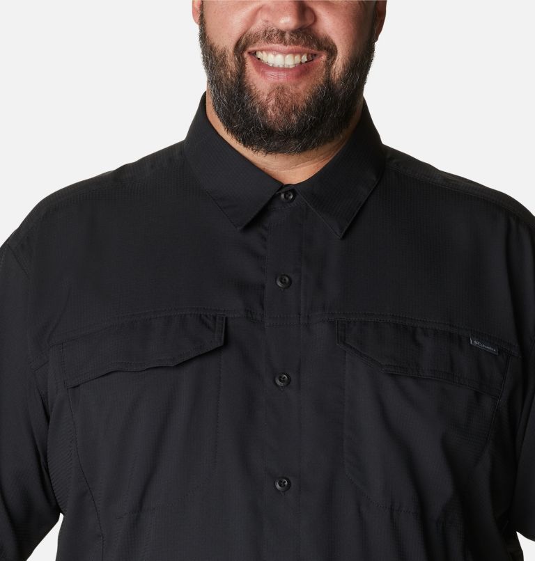 Thumbnail: Men's Silver Ridge Lite Short Sleeve Shirt - Big, Color: Black, image 4