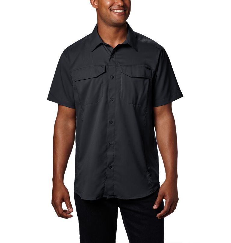 Chemise à manches courtes Silver Ridge Lite Homme - Grandes tailles, Color: Black