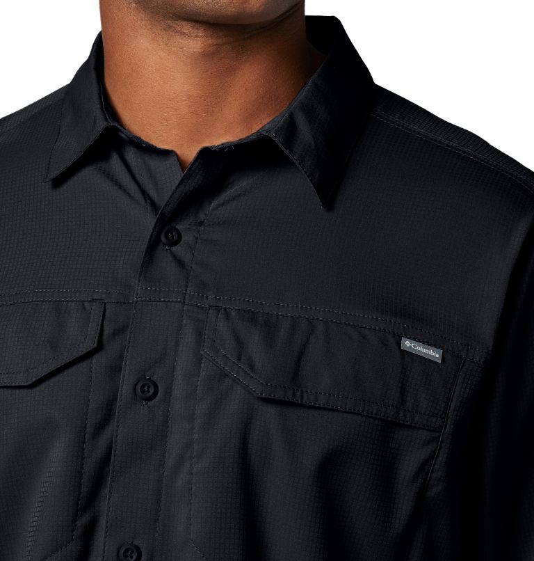 Men's Silver Ridge Lite Long Sleeve Shirt, Color: Black, image 5