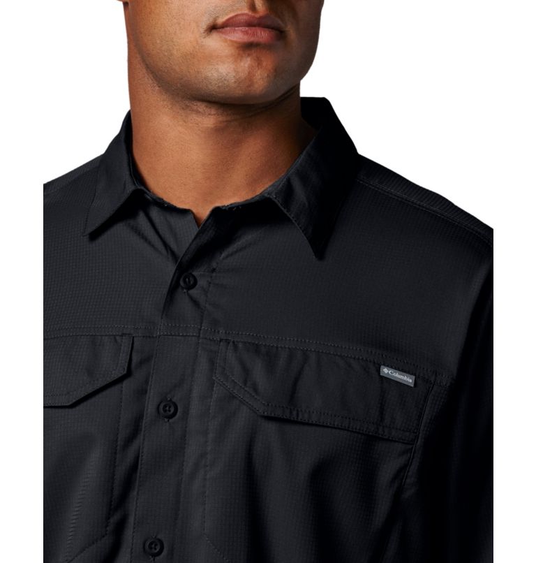 Thumbnail: Men's Silver Ridge Lite Long Sleeve Shirt, Color: Black, image 7