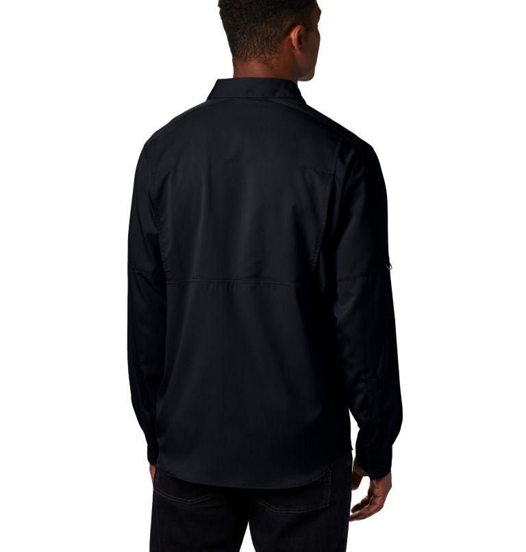 Men's Silver Ridge Lite Long Sleeve Shirt, Color: Black, image 2