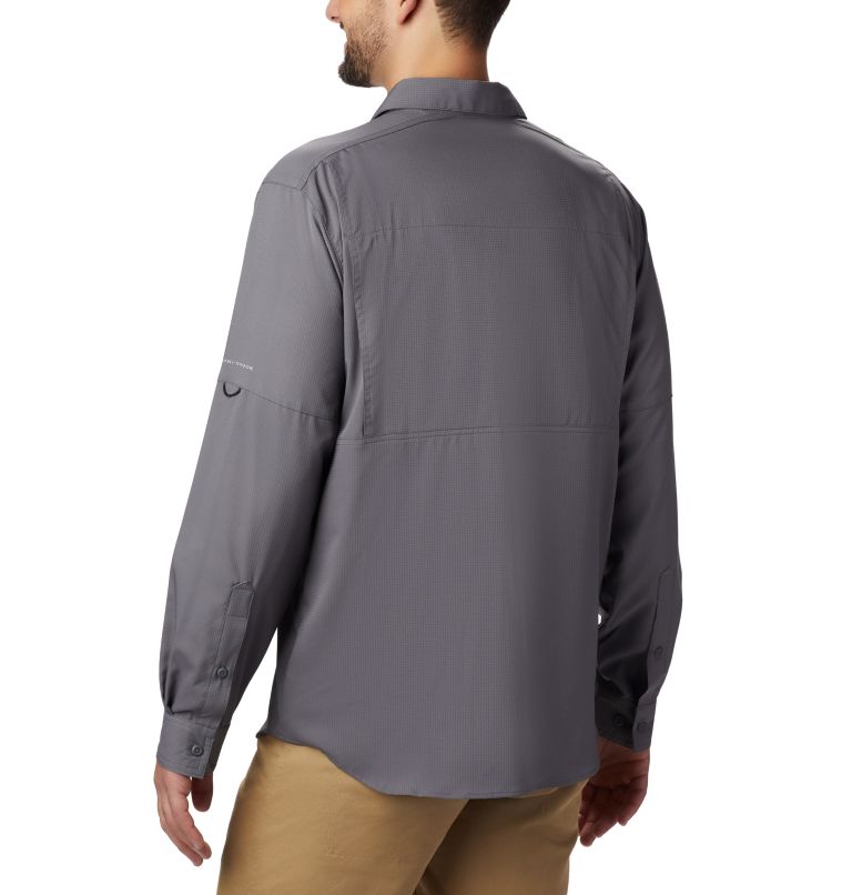Thumbnail: Men's Silver Ridge Lite Long Sleeve Shirt, Color: City Grey, image 2