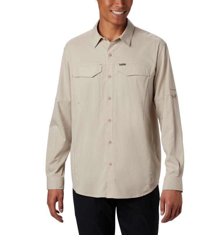 Thumbnail: Men's Silver Ridge Lite Long Sleeve Shirt, Color: Fossil, image 1