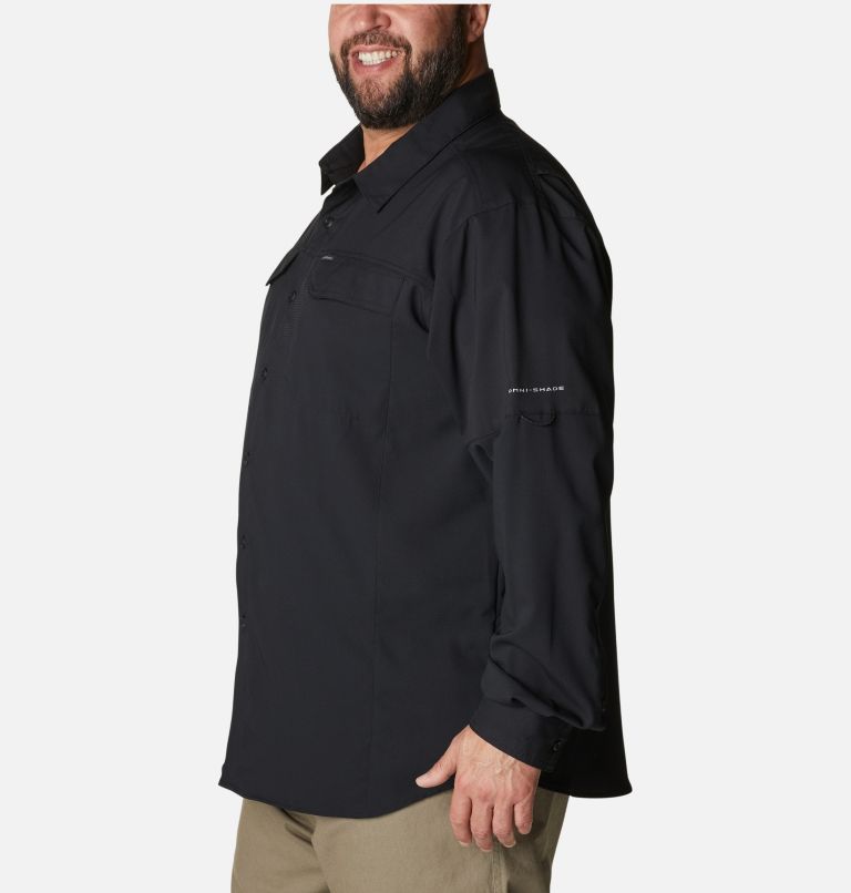 Men's Silver Ridge Lite Long Sleeve Shirt - Big, Color: Black, image 3