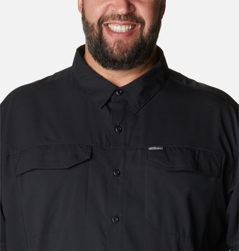 Thumbnail: Men's Silver Ridge Lite Long Sleeve Shirt - Big, Color: Black, image 4