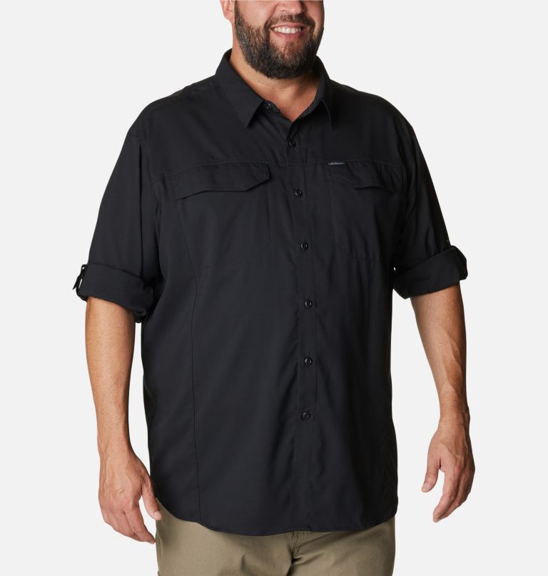 Men's Silver Ridge Lite Long Sleeve Shirt - Big, Color: Black, image 6