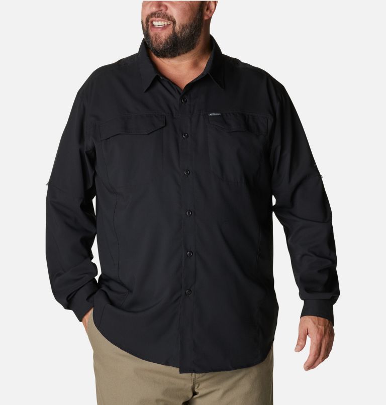 Men's Silver Ridge Lite Long Sleeve Shirt - Big, Color: Black, image 1