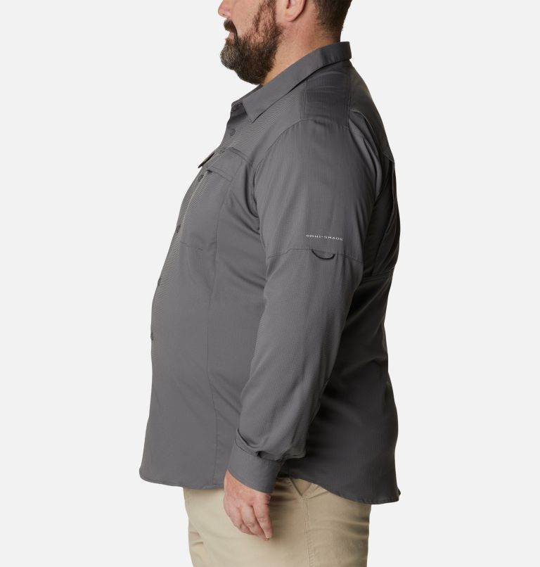 Men's Silver Ridge Lite Long Sleeve Shirt - Big, Color: City Grey, image 3