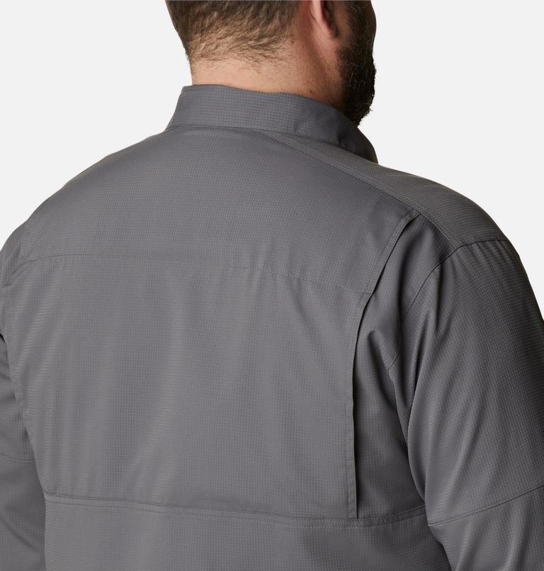 Men's Silver Ridge Lite Long Sleeve Shirt - Big, Color: City Grey, image 5
