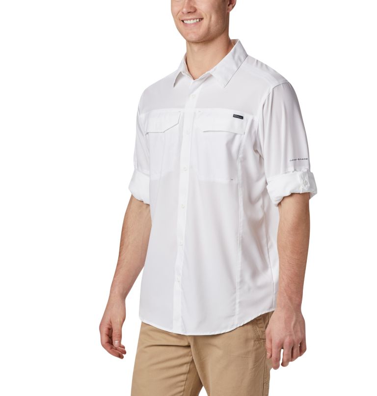 Men's Silver Ridge Lite Long Sleeve Shirt - Big, Color: White, image 5