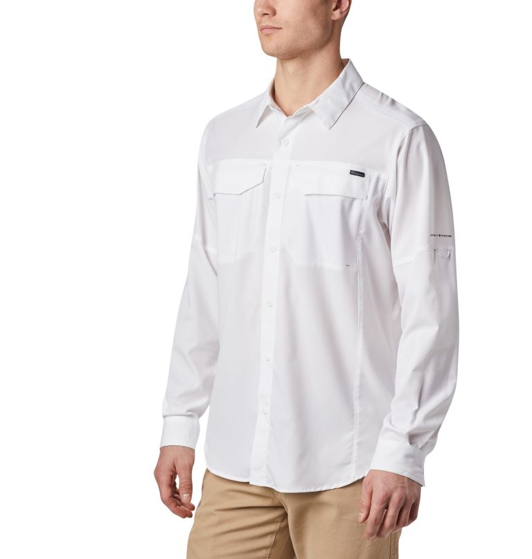 Men's Silver Ridge Lite Long Sleeve Shirt - Big, Color: White, image 1