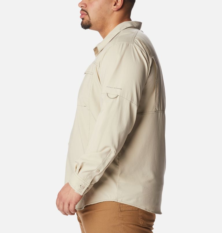 Silver Ridge Lite Long Sleeve Shirt | 160 | 5X, Color: Fossil, image 3