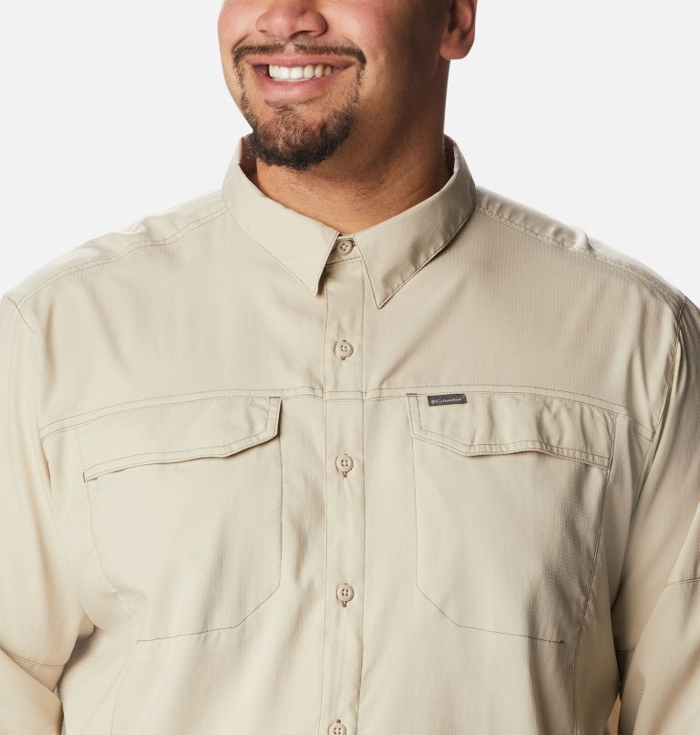 Silver Ridge Lite Long Sleeve Shirt | 160 | 5X, Color: Fossil, image 4