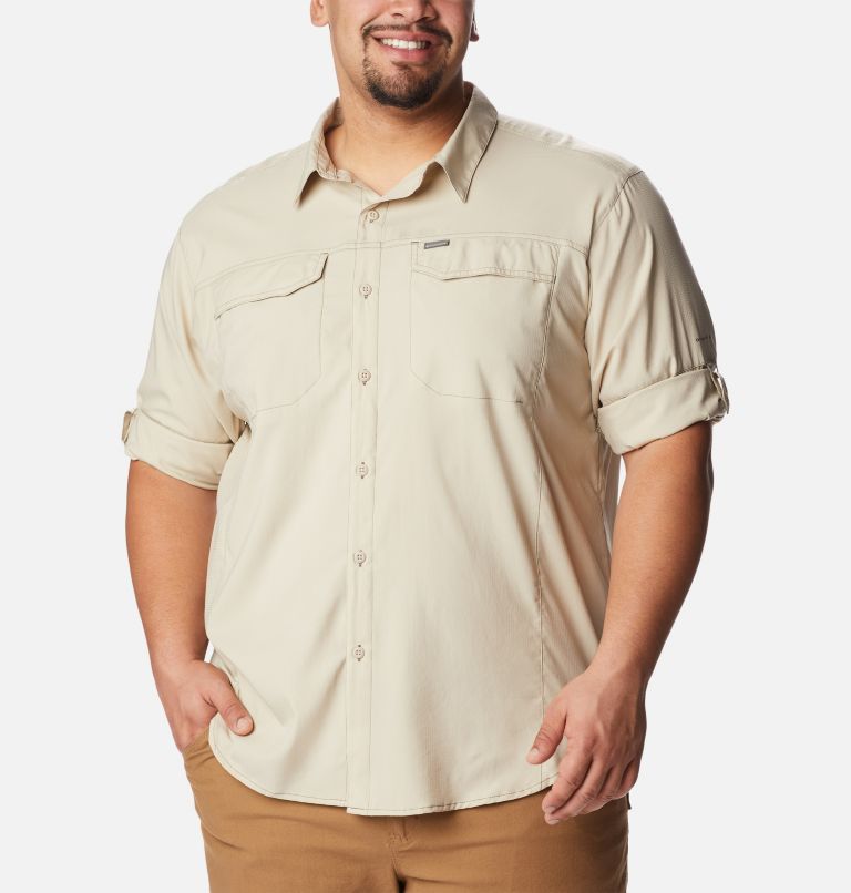 Silver Ridge Lite Long Sleeve Shirt | 160 | 5X, Color: Fossil, image 6