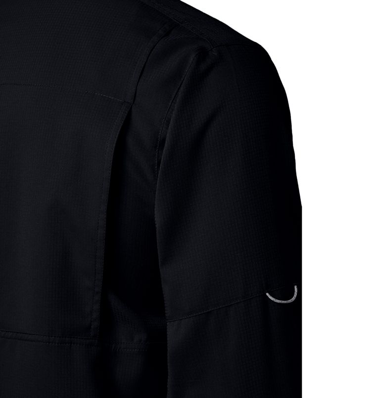 Thumbnail: Men's Silver Ridge Lite Long Sleeve Shirt - Tall, Color: Black, image 4