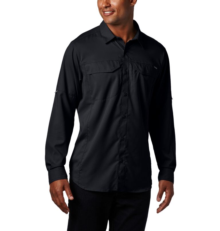 Chemise à manches longues Silver Ridge Lite pour homme - Grandes tailles, Color: Black, image 1