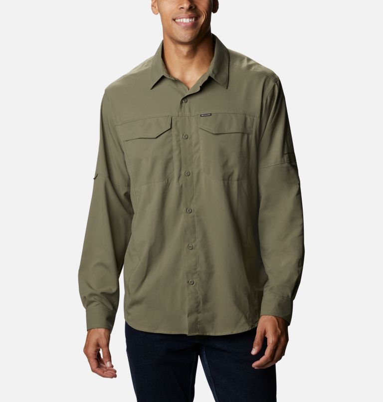 Buy Columbia Green Silver Ridge Lite Long Sleeve Shirt For Men