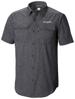 Camisa de manga corta Irico&trade; para hombre Irico&trade; Men's Short Sleeve Shir | 011 | S, Black Heather, front