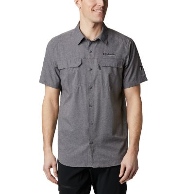 Camisa de manga corta Irico&trade; para hombre Irico&trade; Men's Short Sleeve Shir | 011 | S, City Grey, front