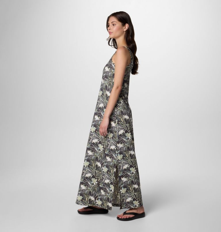 Women's PFG Freezer Maxi Dress, Color: Cypress Tropicfield, image 3