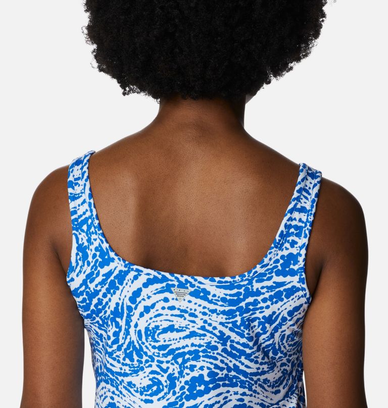 Thumbnail: Women's PFG Freezer Maxi Dress, Color: Blue Macaw Swirlscape, image 5