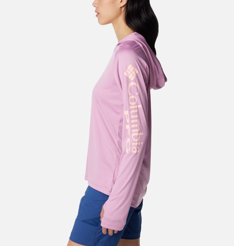 Columbia Women's Tidal Tee II Long Sleeve White/ Cirrus Grey / XL