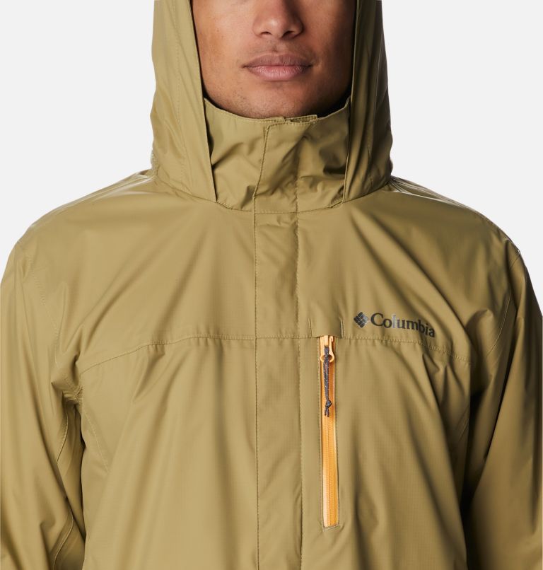 Men's Pouration Rain Jacket, Color: Savory, image 4