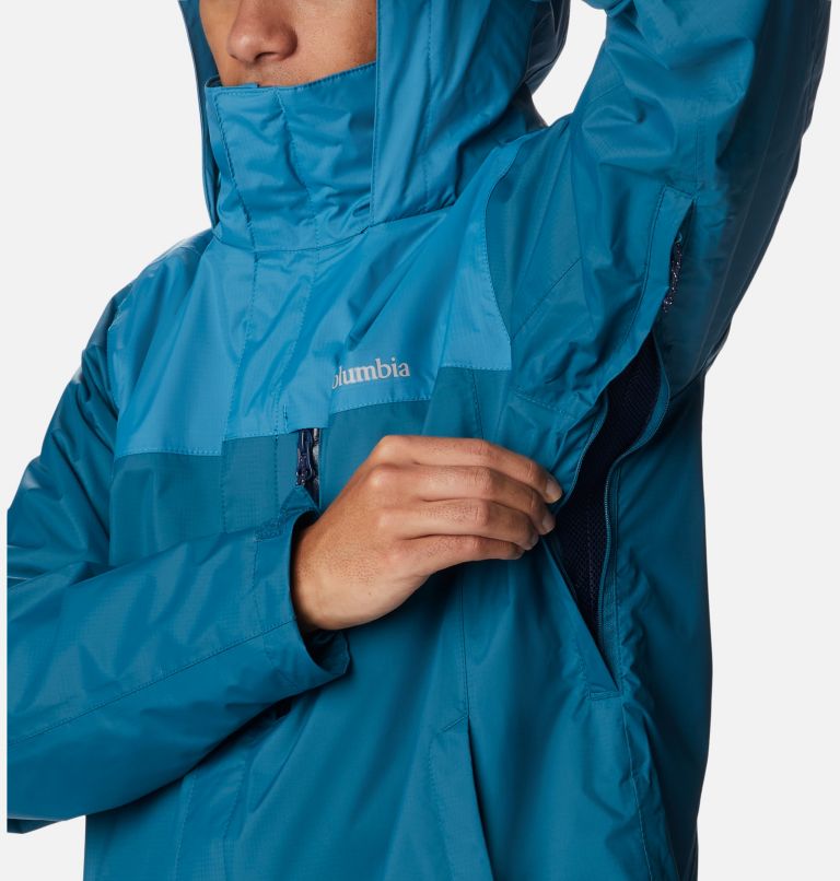 Pouration Jacket | 457 | L, Color: Cave Water, Deep Marine, image 7