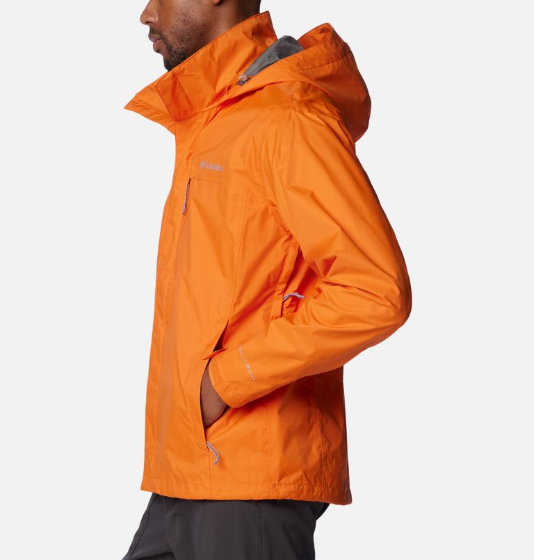 Columbia orange best sale rain jacket