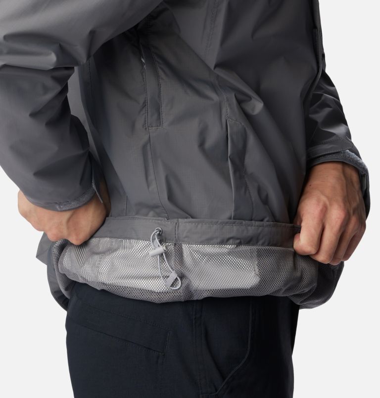 Manteau de pluie Pouration pour hommes - Grande, Color: City Grey, image 8