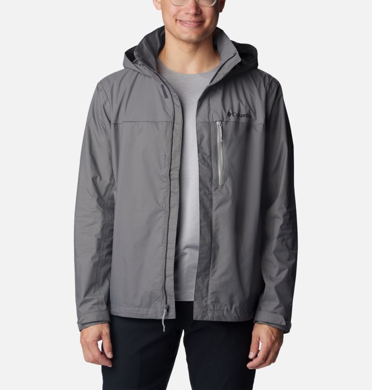 Manteau de pluie Pouration pour hommes - Grande, Color: City Grey, image 10