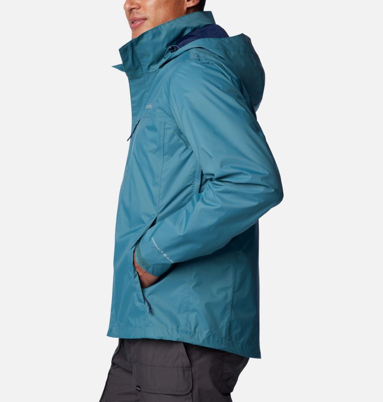 Men's Pouration Rain Jacket - Tall, Color: Cloudburst, image 3