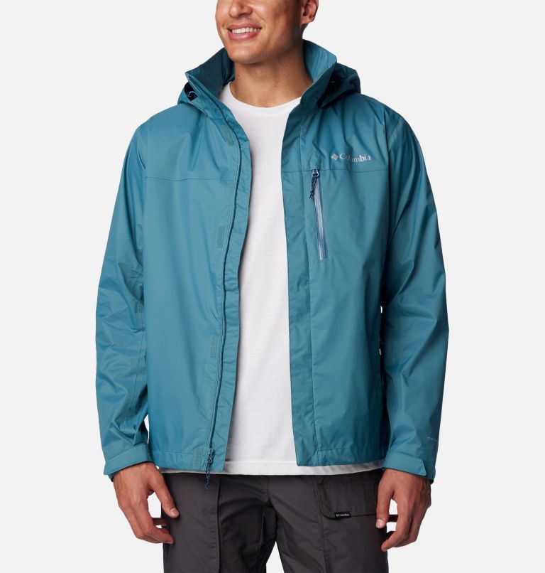 Men's Pouration Rain Jacket - Tall, Color: Cloudburst, image 10