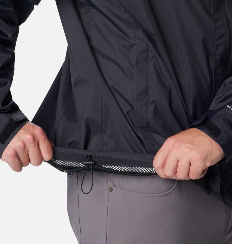 Men's Pouration Rain Jacket - Big, Color: Black, image 8