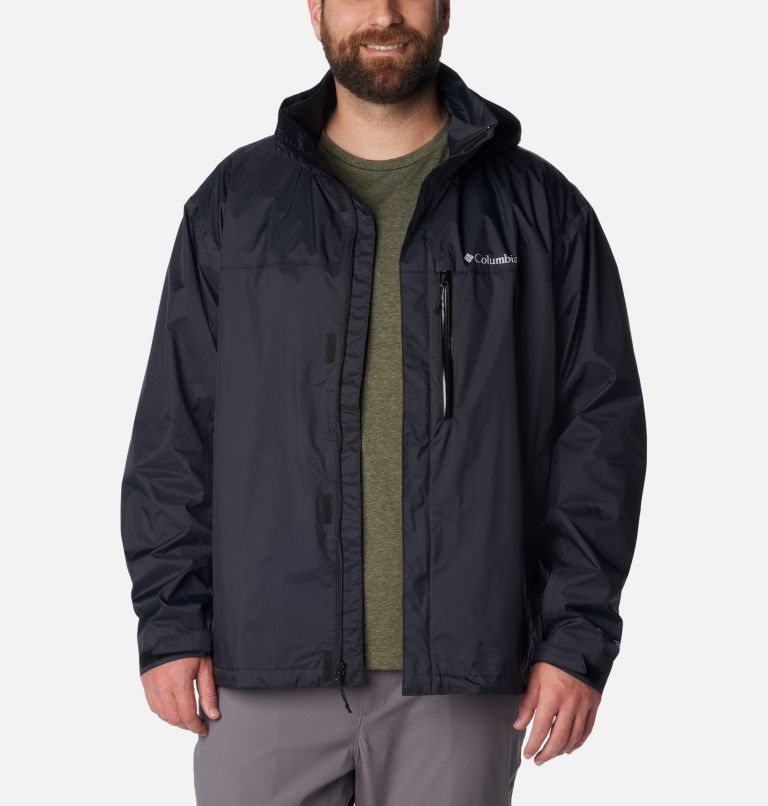 Men's Pouration Rain Jacket - Big, Color: Black, image 10