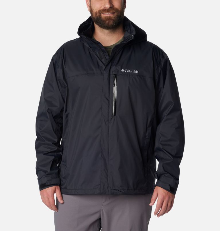 Men's Pouration Rain Jacket - Big, Color: Black, image 1