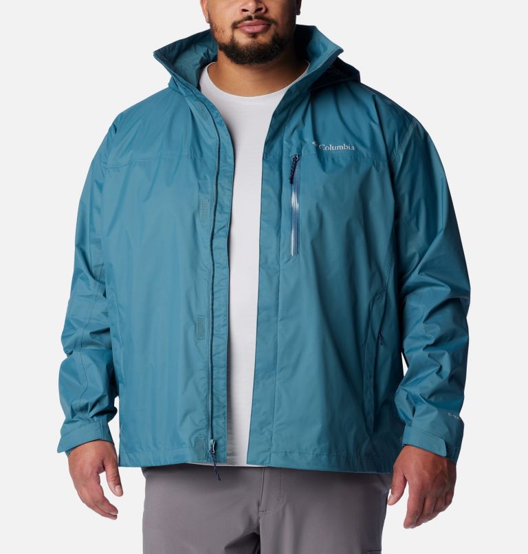 Men's Pouration Rain Jacket - Big, Color: Cloudburst, image 10
