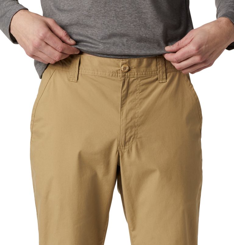 Men’s Washed Out Casual Trousers, Color: Crouton, image 4