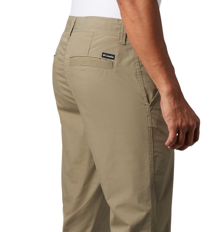 Thumbnail: Men’s Washed Out Casual Trousers, Color: Sage, image 4