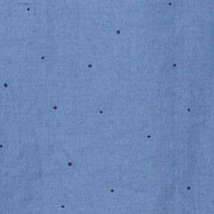 Blue Dusk Dots Print