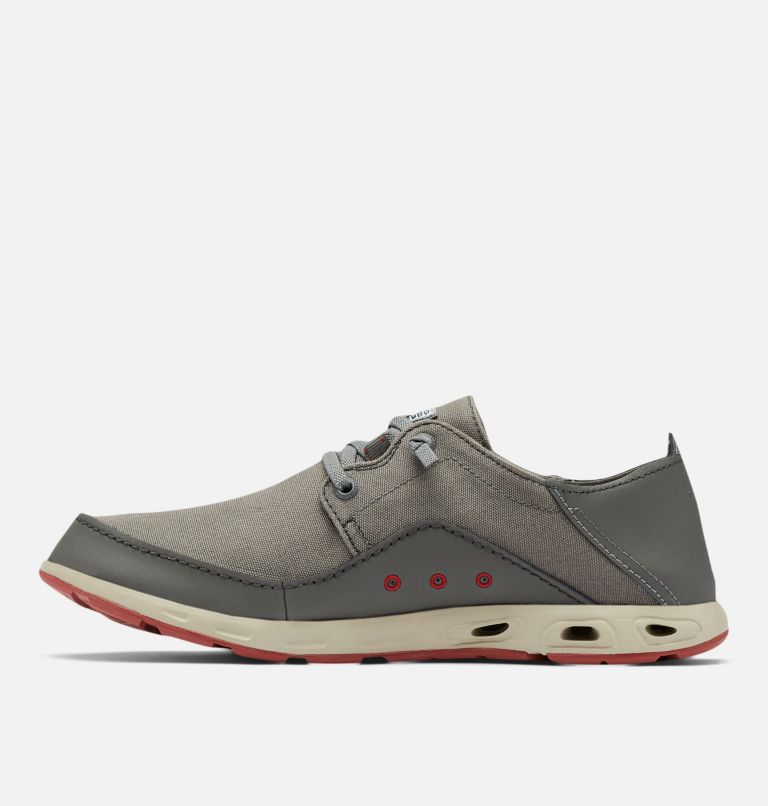 Thumbnail: Men’s Bahama Vent Relaxed PFG Shoe, Color: City Grey, Vintage Red, image 5