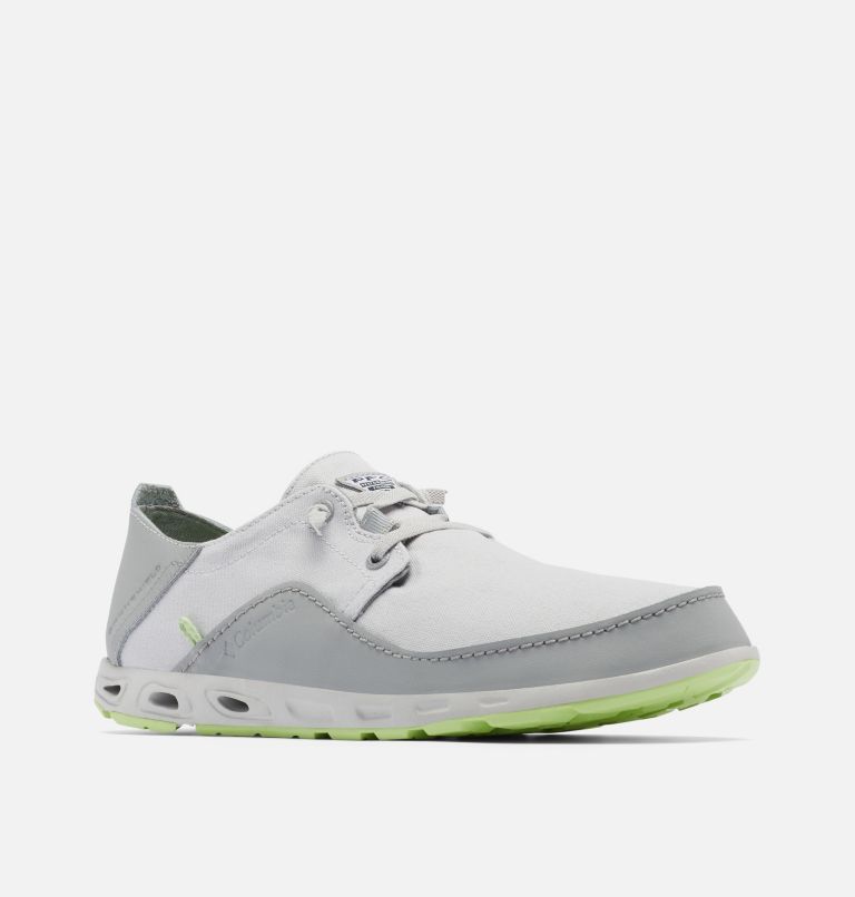 Thumbnail: Men’s Bahama Vent Relaxed PFG Shoe, Color: Grey Ice, Jade Lime, image 2