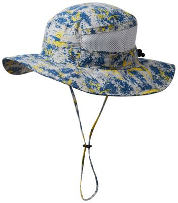 Bora Bora&trade; Print Booney Bora Bora&trade; Print Booney | 419 | O/S, Mustard Boat Banaza, front