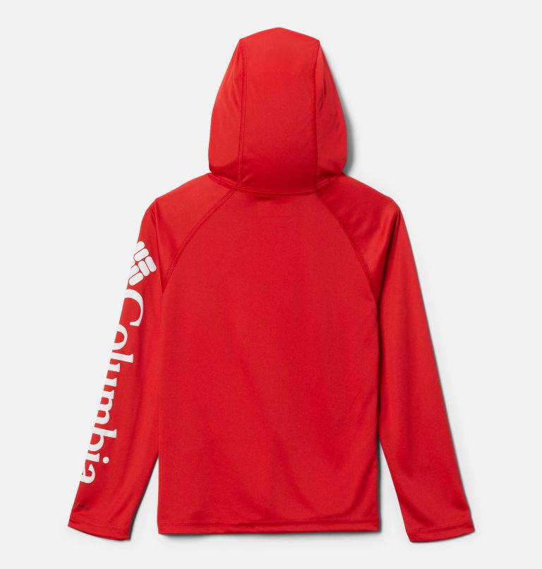 Thumbnail: Kids’ PFG Terminal Tackle Hoodie, Color: Red Spark, image 2